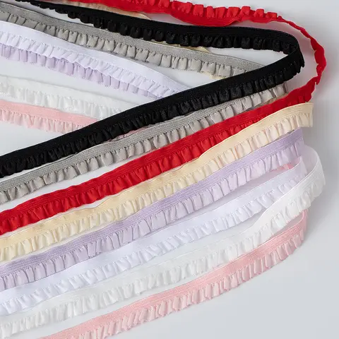 पार्टी ड्रेस सजावट वस्त्र DIY शिल्प आपूर्ति सुईवर्क उच्च गुणवत्ता सिलाई कपड़े के लिए 5 मीटर लोचदार फीता ट्रिम रिबन 10 best sales सिलाई की धारणाएँ - №3