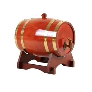 Barril De Carvalho Antigo, Barril De Madeira Vinho Tinto, Tanque Interno, Barril De Cerveja De Esboço De Churrasco, Armazenamento De Vinho 12 principais vendas coluna cerveja - №7