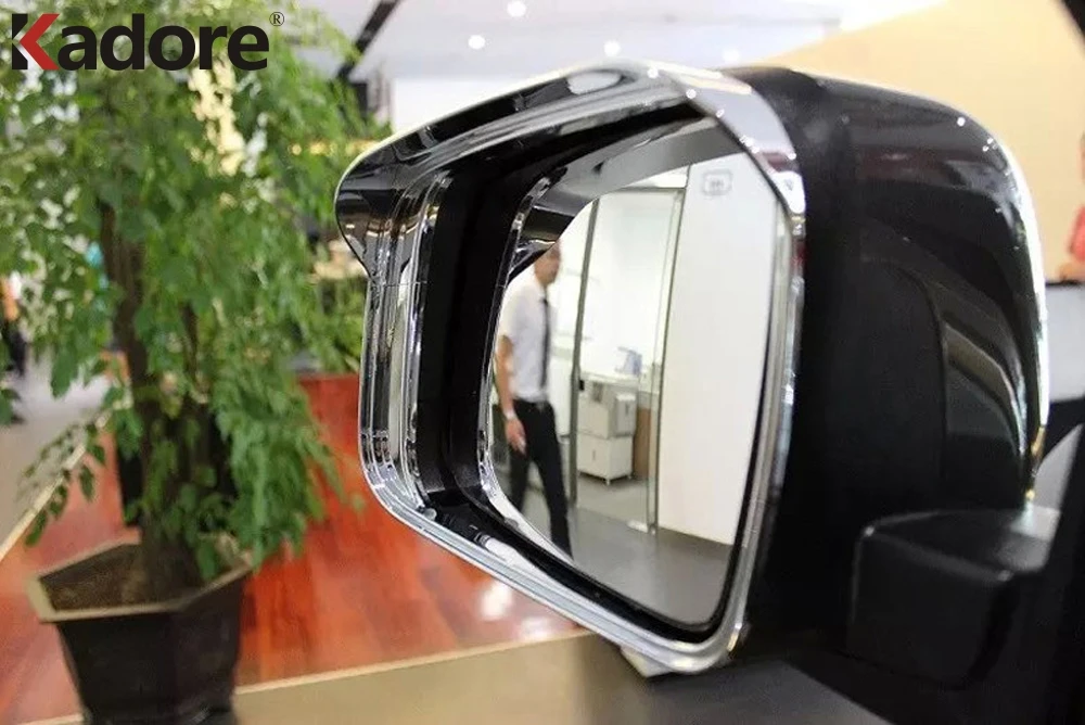 For Jeep Grand Cherokee 2014 2015 2016 2017 2018 Chrome Rear View Side Mirror Rain Shield Sun Visor Cover Trim Car Accessories