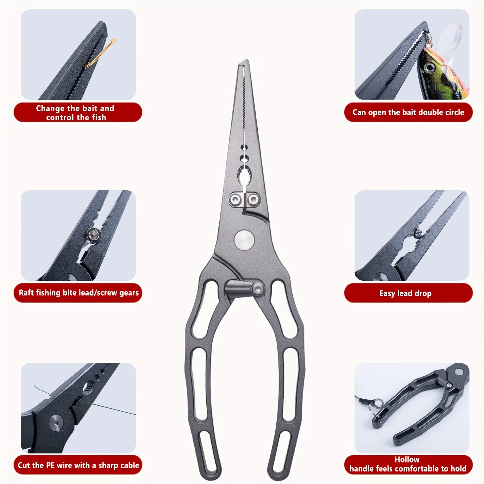 طقم كماشة صيد السمك وملقط الأس - مراجعة Fishing Equipment Parts وسعره