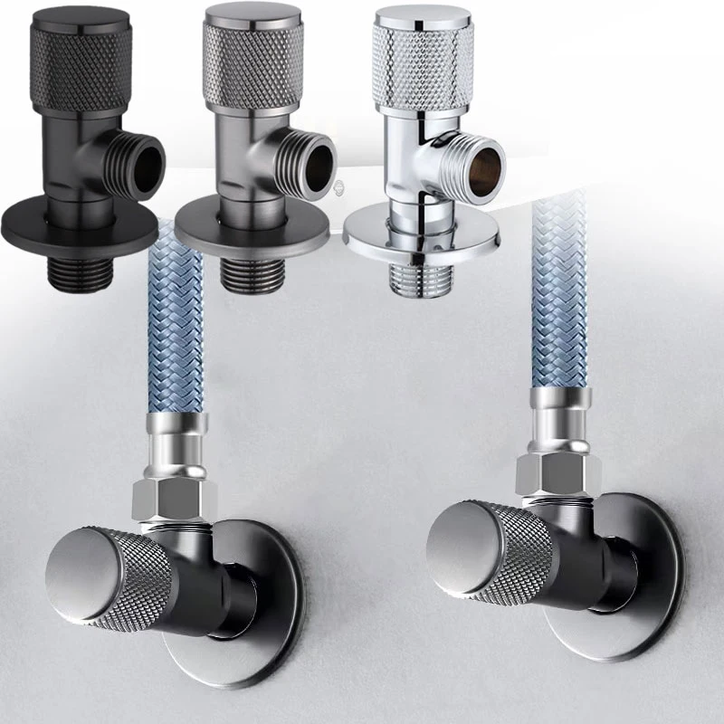 

G1/2'' Brass Stop Filling Faucets Home Kitchens Sink Basin Angle Water Valve Metal Alloy Bathrooms Accessories Shower Valve