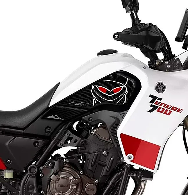 Motorcycle Anti Slip Side Traction Pads Tank Pad Decals Stickers For  Tenere 700 L&R Protection