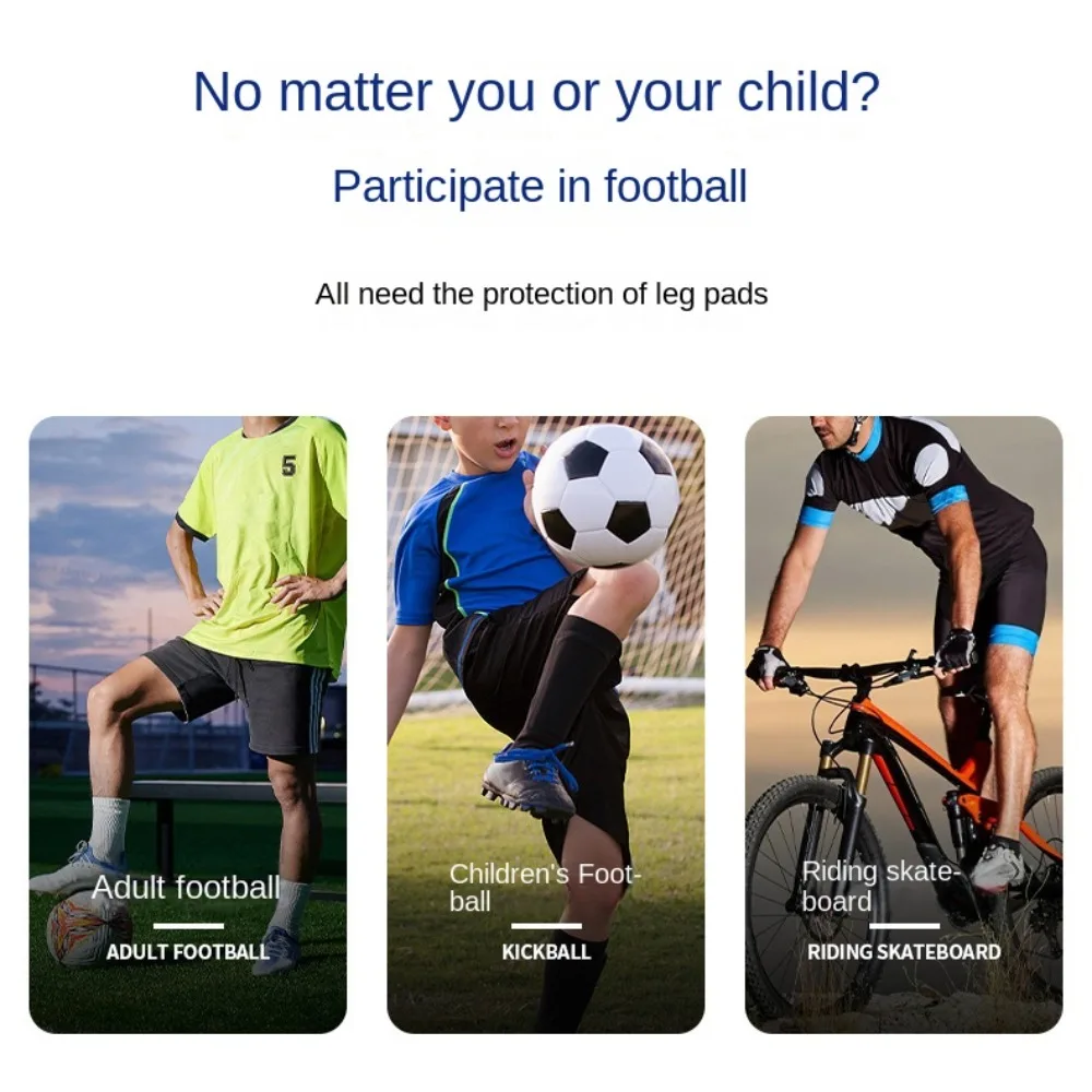 Espinilleras pequeñas que absorben los golpes, Mini espinilleras de fútbol ligeras, Extra resistentes al desgaste, Mini espinilleras portátiles a prueba de golpes