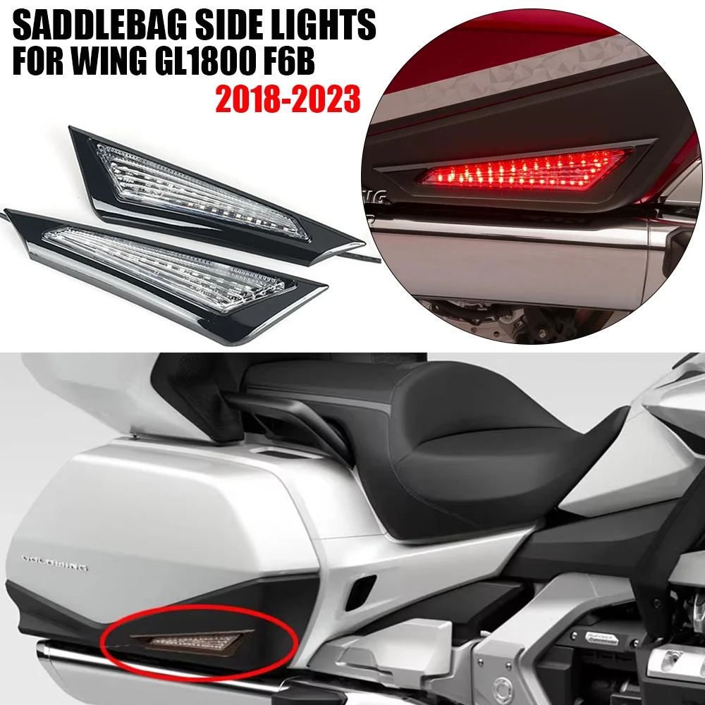 

Motorcycle Saddlebag Side Indicator LED Marker Lights Decorative Lamp For Honda Goldwing Gold Wing GL 1800 GL1800 F6B 2018 -2023