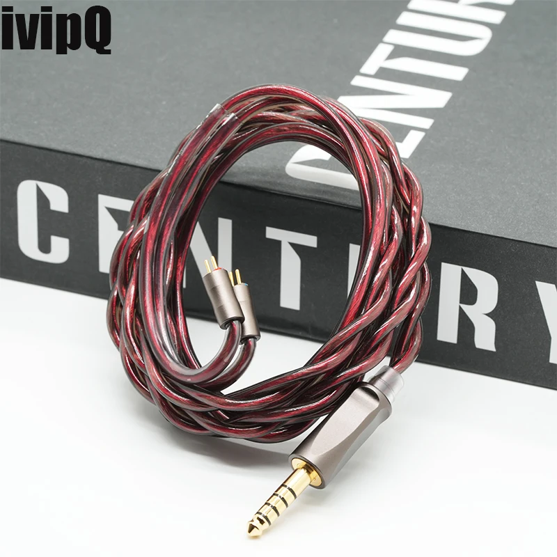 

ivipQ-311IEM Red Copper Shielding Layer / Single Crystal Copper, Supports 2pin/MMCX/Dual 3.5mm IE900 Interfaces, KZ-QDC