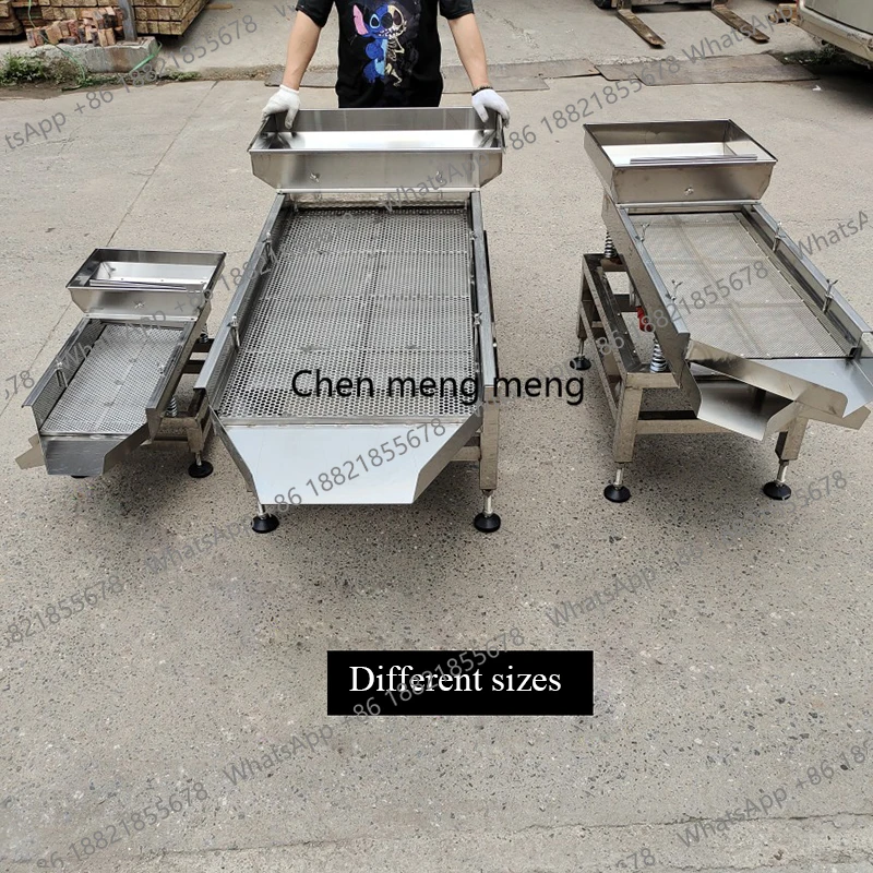 Hot Selling Construction Works Separating Wheat Corn Seeds Cleaning Machine Mini Limestone Linear Vibrating Screen