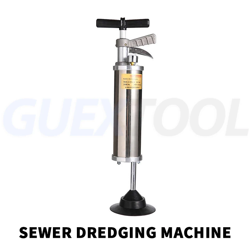 Pneumatic Pipe Unclogger High-pressure Stainless Steel Kitchen Sewer Unclogging Tool Sewer Dredging Machine Drain Pipe Device