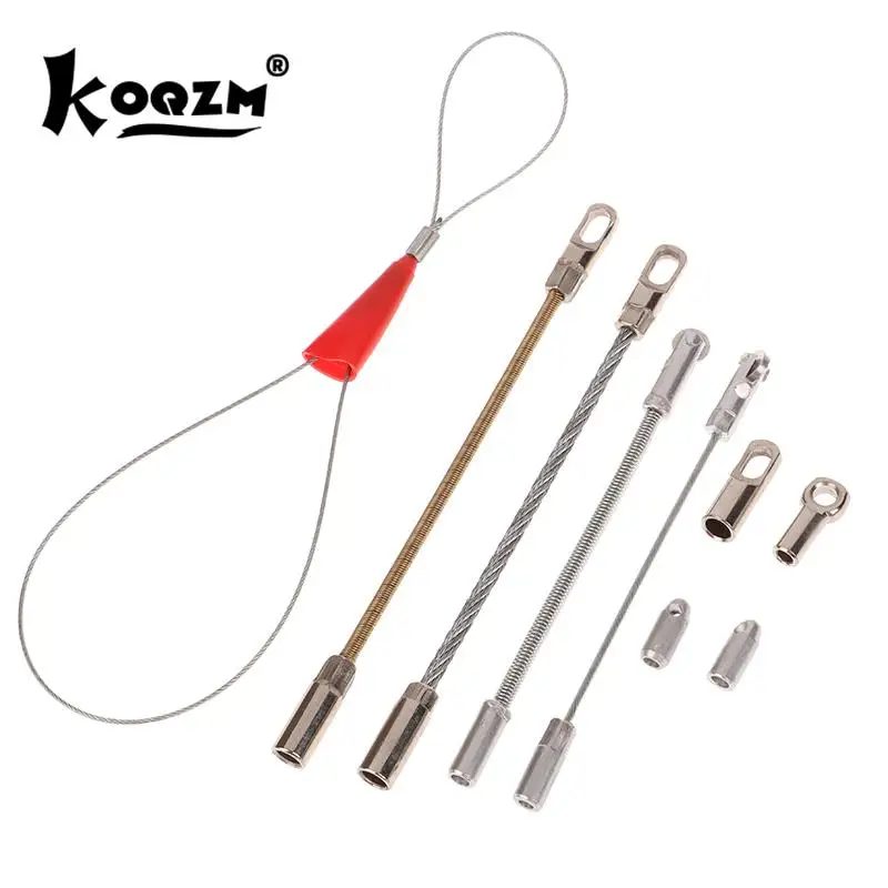 Electrician Automatic Thread Guide Connector Head Thread Guide Wire Cable Elastic Threader Cable Puller Accessories For Repair