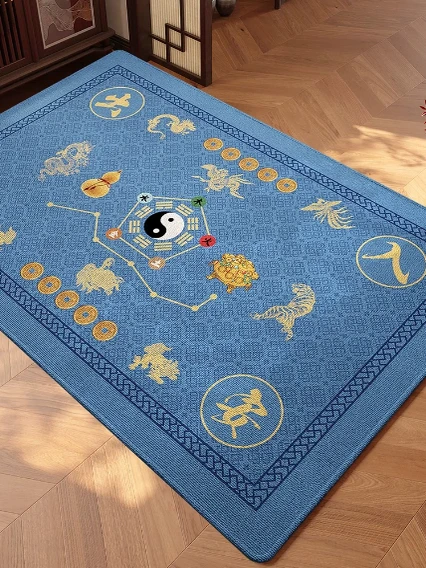 

Придверный коврик SevenStar: Противоскользящий, износостойкий, пыленепроницаемый, привлекающий богатство, фэн-шуй коврик для входной двери дома