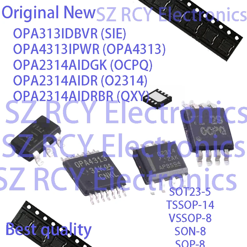 (5-3 قطعة) جديد OPA313IDBVR SIE OPA4313IPWR OPA4313 OPA2314AIDGK OCPQ OPA2314AIDR O2314 OPA2314AIDRBR QXY OPA2314 OPA2314AI IC رقاقة