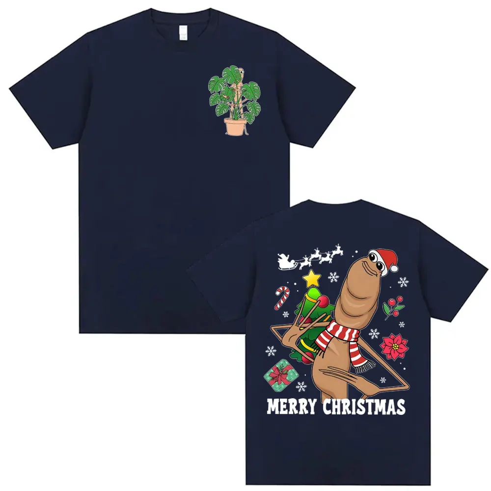 Merry Christmas Marcus The Worm Funny T Shirts Men Women Harajuku Vintage 90s Meme T-shirt Cotton 100% Cozy High Quality T Shirt