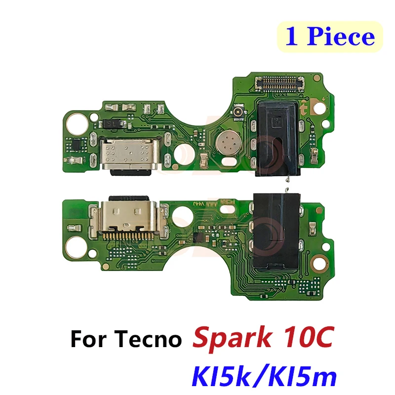 USB Charging Port Board For Tecno Spark 8 8T 8P 9 10 PRO 10C KG5p KG6 KG7 KG8 KI5 KI7 Charger Dock Connector Flex Cable Repair image 4