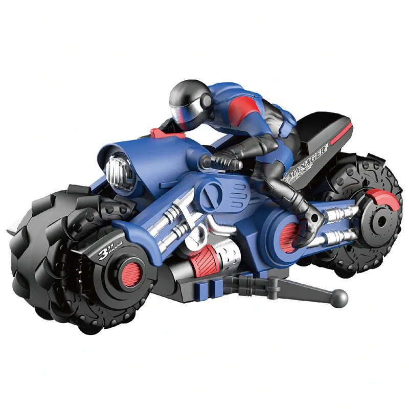 Véhicule de dérive de course de moto cascadeur télécommandé avec lumière, modèle de voiture à grande vitesse, jouets de jeu pour garçons, cadeaux pour enfants, 2.4g, 1:10