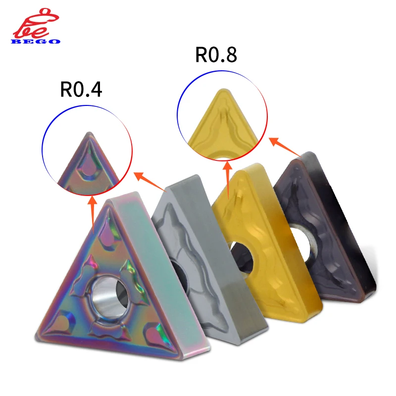 เม็ดมีดคาร์ไบด์ 1 ชิ้น รุ่น TNMG160402 TNMG160404 TNMG160408 TNMG2204 สำหรับเหล็ก สแตนเลส เหล็กหล่อ ใบมีดตัด CNC เครื่องกลึง