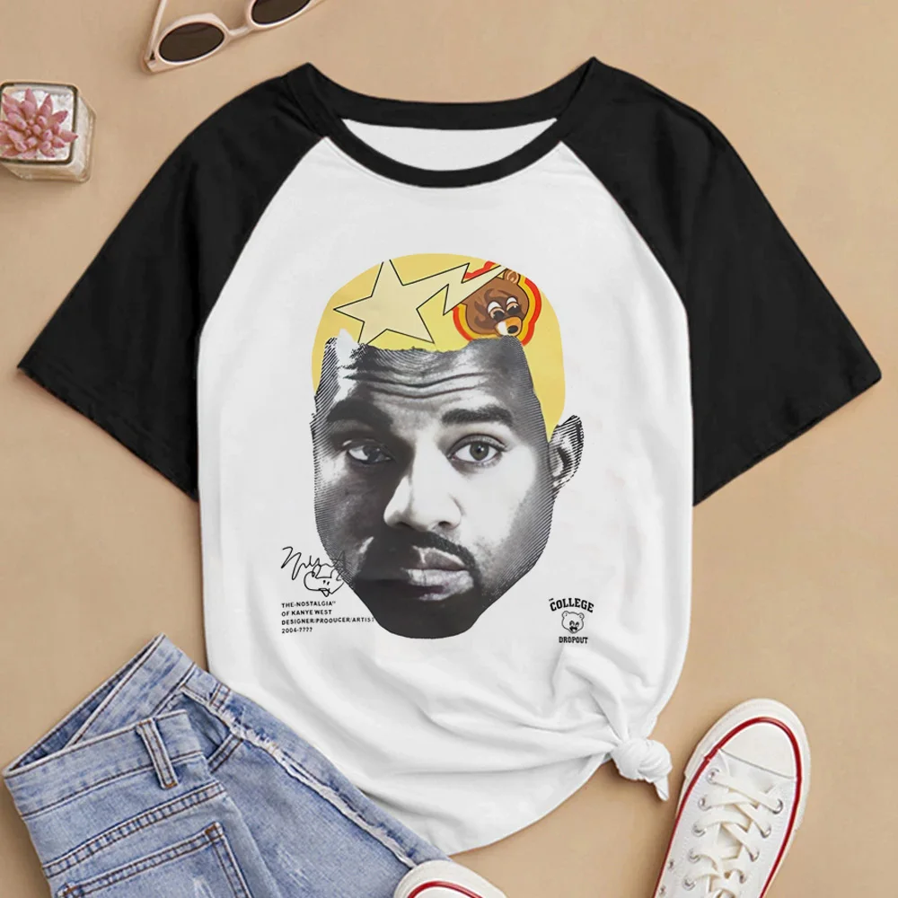 Kanye West t shirt women streetwear summer designer tshirt girl streetwear 2000s clothing