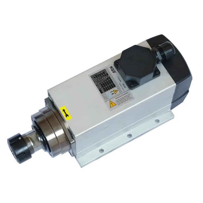 Orginal Factory ER20 3.5KW GDF53-18Z/3.5 air Cooling 300HZ 18000RPM square Shape MTC Spindle Motor for CNC Router