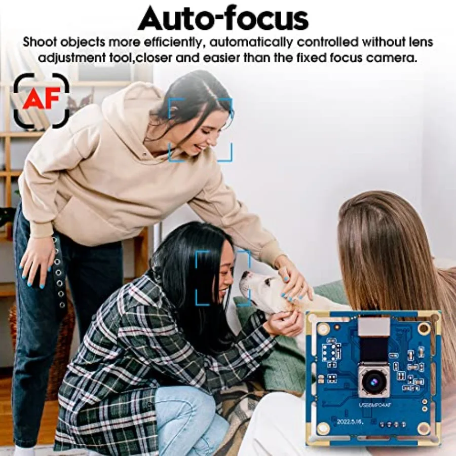 Webcamera_USB 8mp Autofocus USB Camera 4K Lightburn Camera for Laser Engraver Mini PC Camera for Computer Laptop AF USB Securit