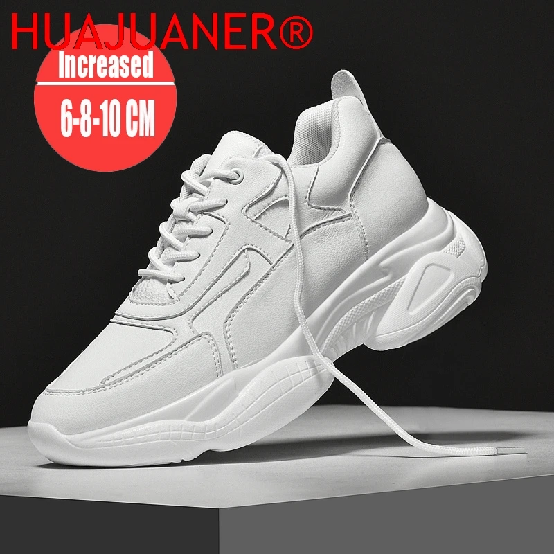

Elevator Shoes For Men Soft Rubber Outsole Invisible Inner Height Increasing Insole 6cm 8cm 10cm Men's Height Increased Shoes
