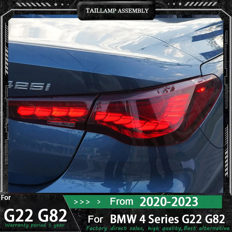 

Для BMW 4 серии 2020 2021-2023 светодиодный задний фонарь в сборе, модификация M4, светодиодный задний фонарь, проточный свет, рулевое сканирование, дыхание