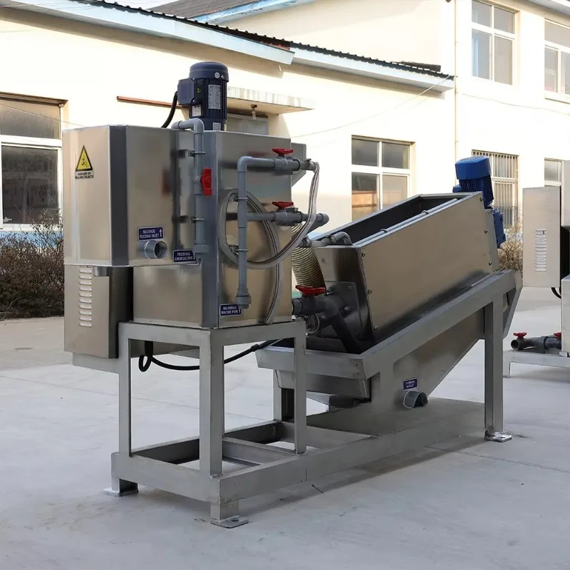 Benutzerfreundliche Schraubenpressmaschine, Schlamm-Dörrgerät, industrielle Schlamm-Entwässerungsgeräte
