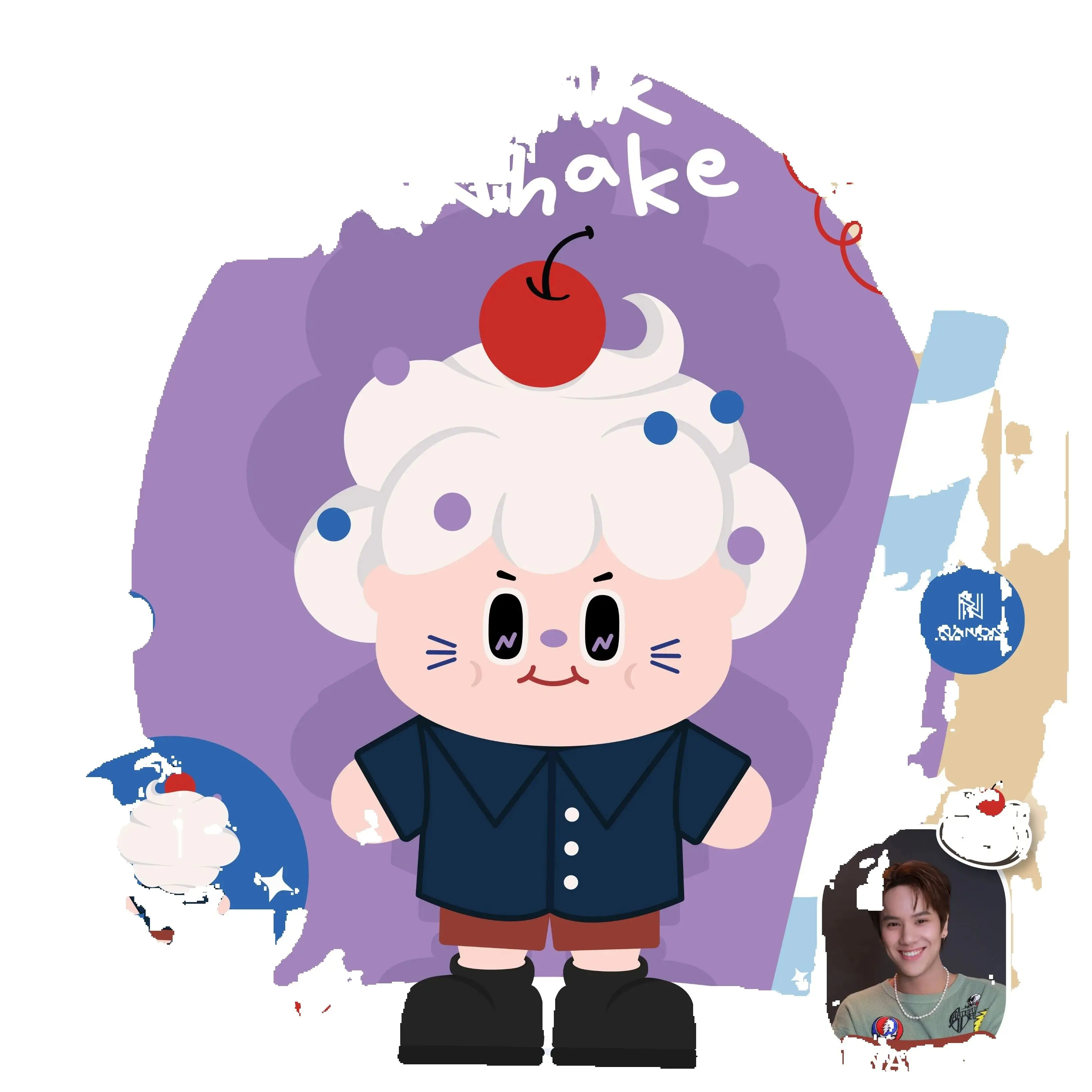 

Thai star Nanon new Pendant NilkNhake official original merchandise pre sale