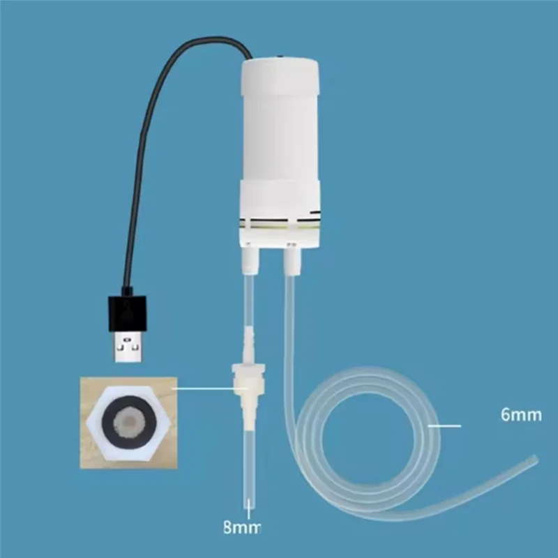 -A02R Mini pompa acqua USB piccola pompa acqua USB silenziosa 5V Mini acquario serbatoio fontana accessori
