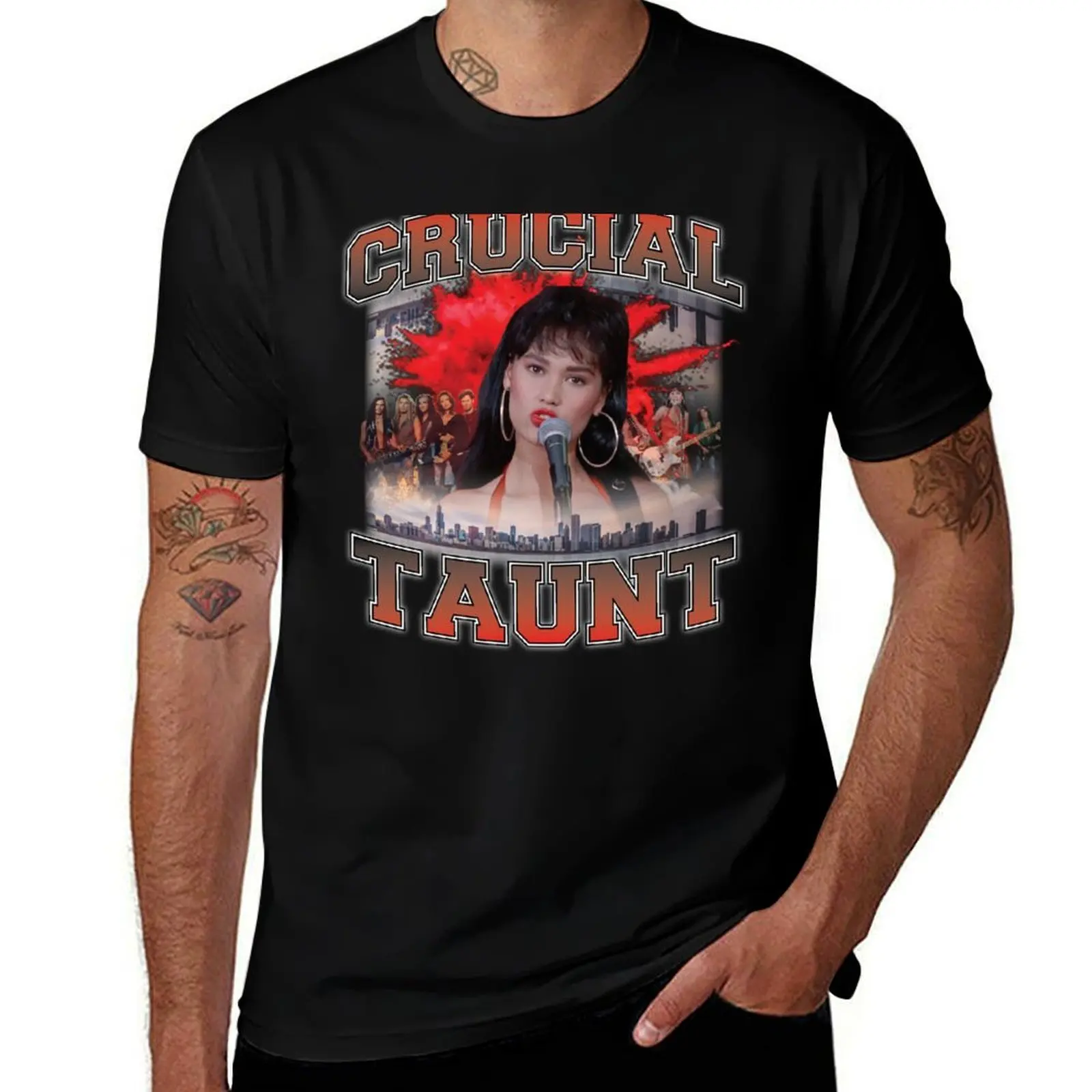 

Crucial Taunt T-Shirt man t shirts cotton essential t shirt T-Shirt