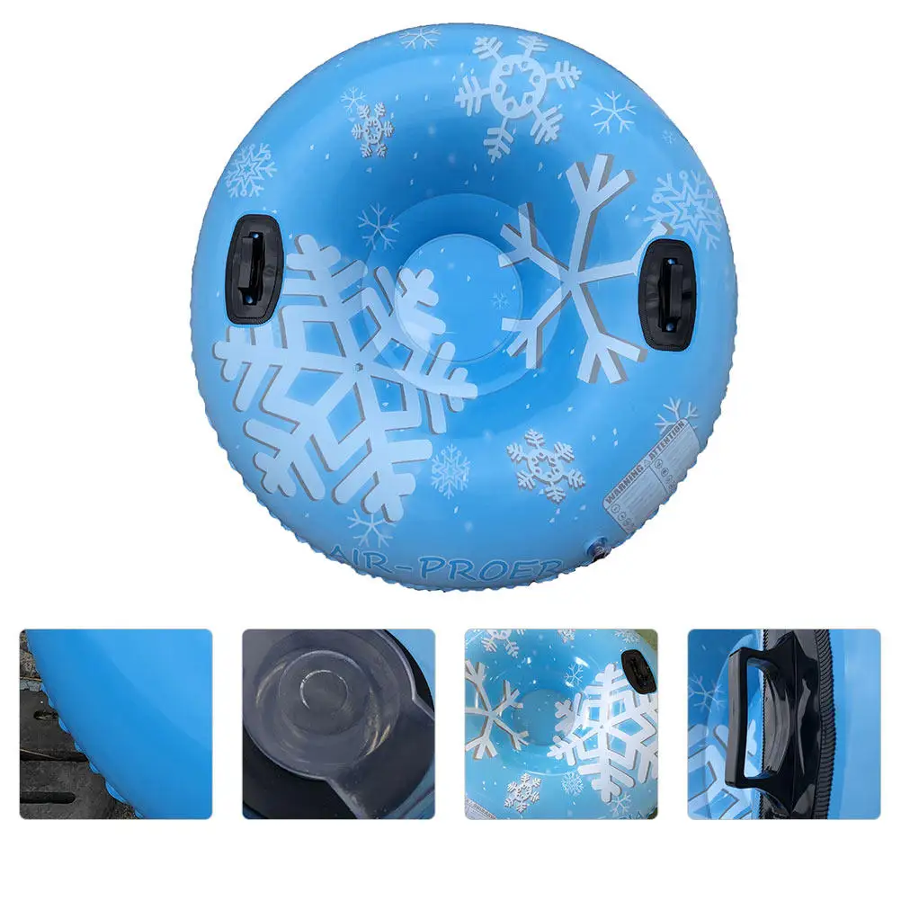 

1Pcs Inflatable Snow Tube Thickened PVC Heavy Duty Winter Outdoor Snow Sled for Skiing Tubing Outdoor Fun Inflatable Skiing Tube