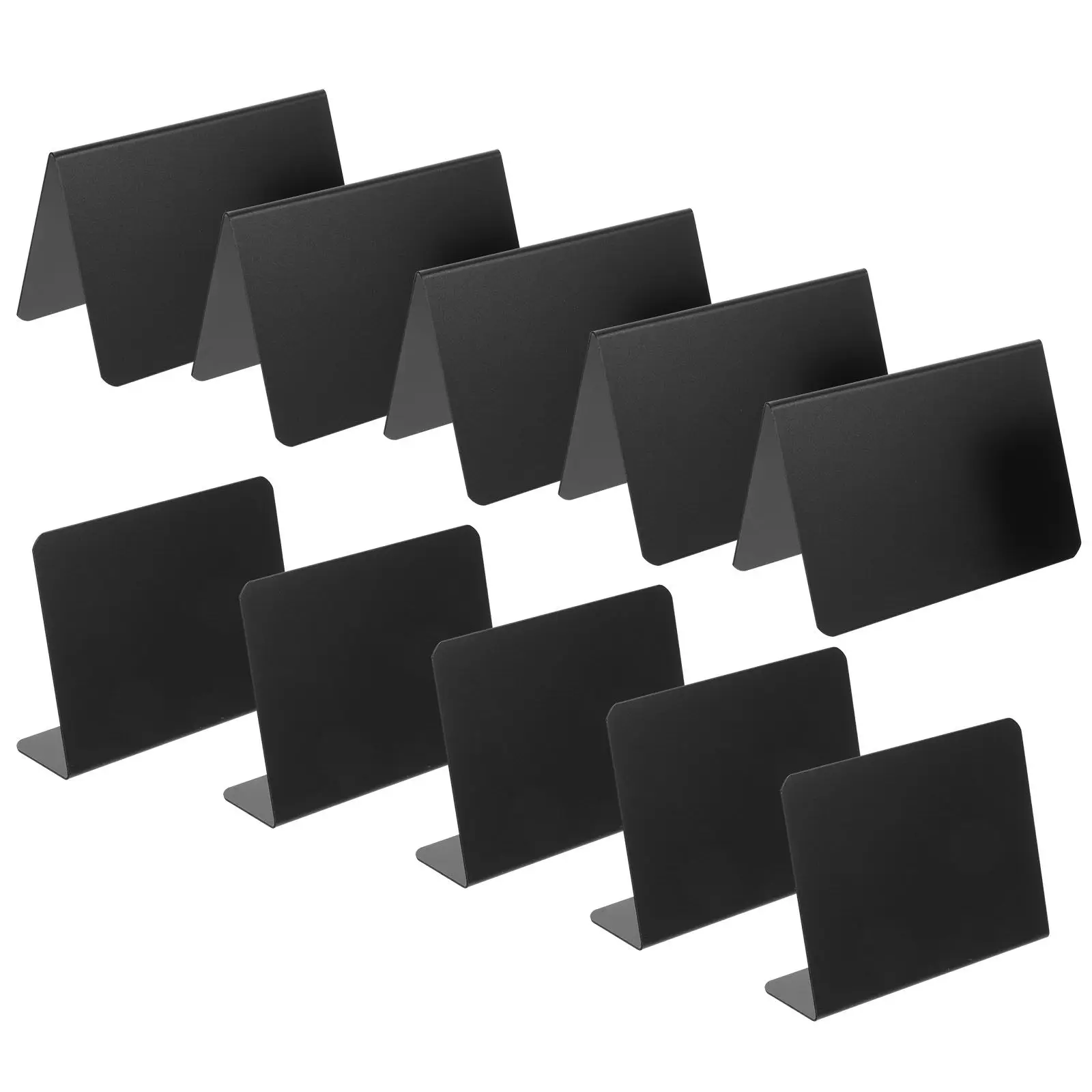 10Pcs Acrylic Table Signs Wedding Seating Stand Dry Erase Board Desk Name Plates Reusable Table Number Holders for Party Decor