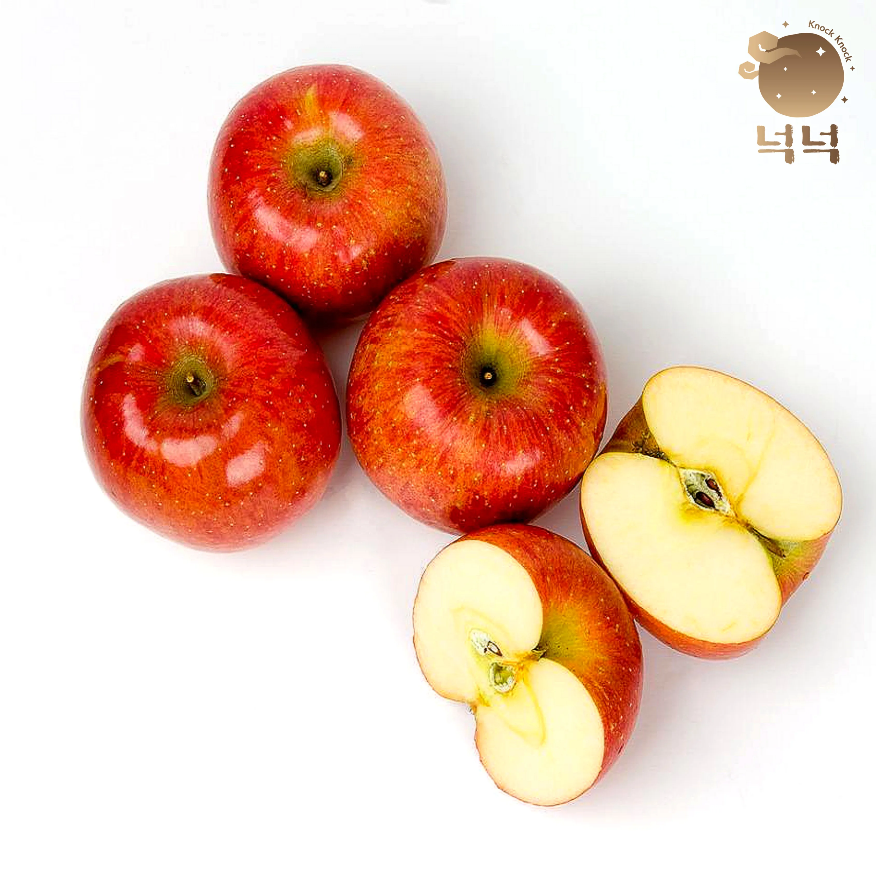 [knocknock] 25 Years Apple , Korean Apple ! Sweet Red Apple