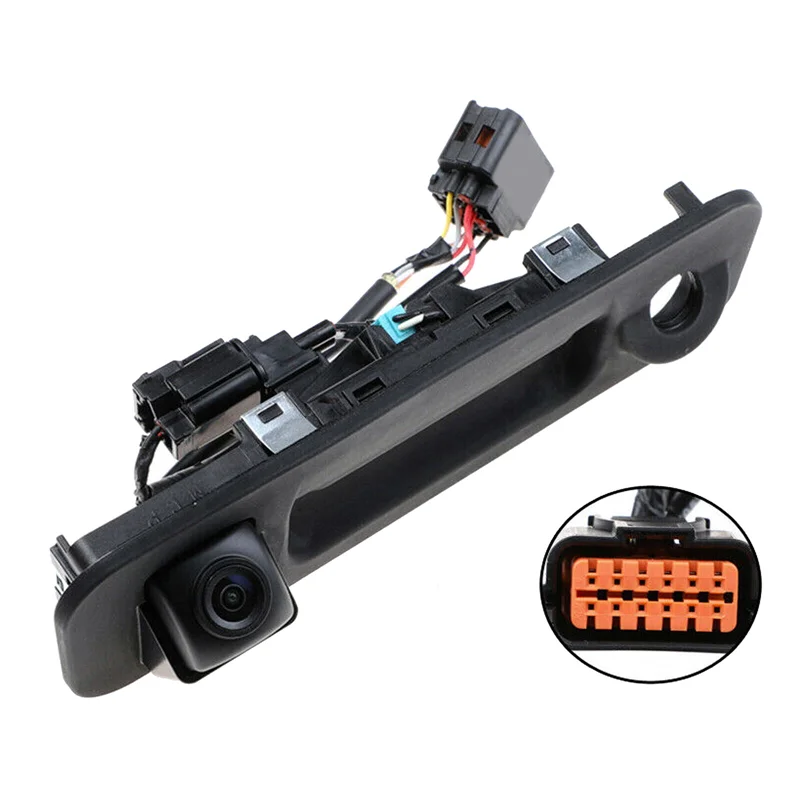 Câmera de visão traseira do carro clássico 95760-e6201 para hyundai sonata 2015-2017 câmera de assistência de estacionamento reverso com interruptor do porta-malas 95760 c1100
