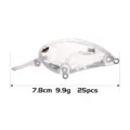7.8cm 9.9g 25pcs