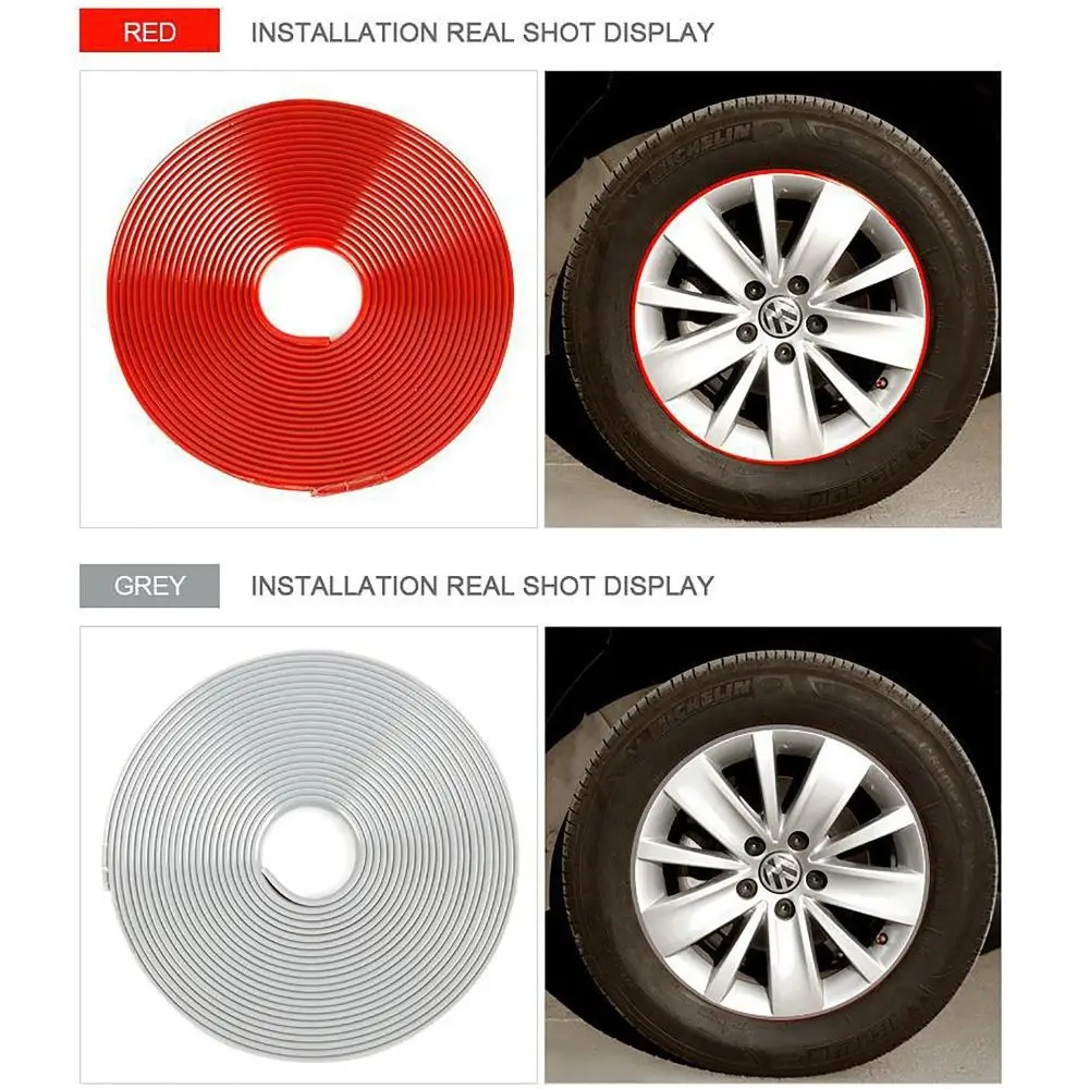 Anti-scratch Strip Car Rim Protect Strip Car Styling Tool Car Accessory Car Wheel Sticker Wheel Edge Protector For Auto Car