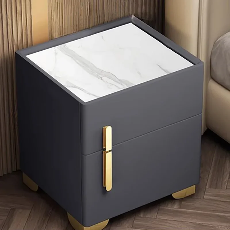 Storage Bedroom Nightstand Modern Minimalist Luxury European Nightstand Drawer Aesthetic Comodini Camera Da Letto Furniture