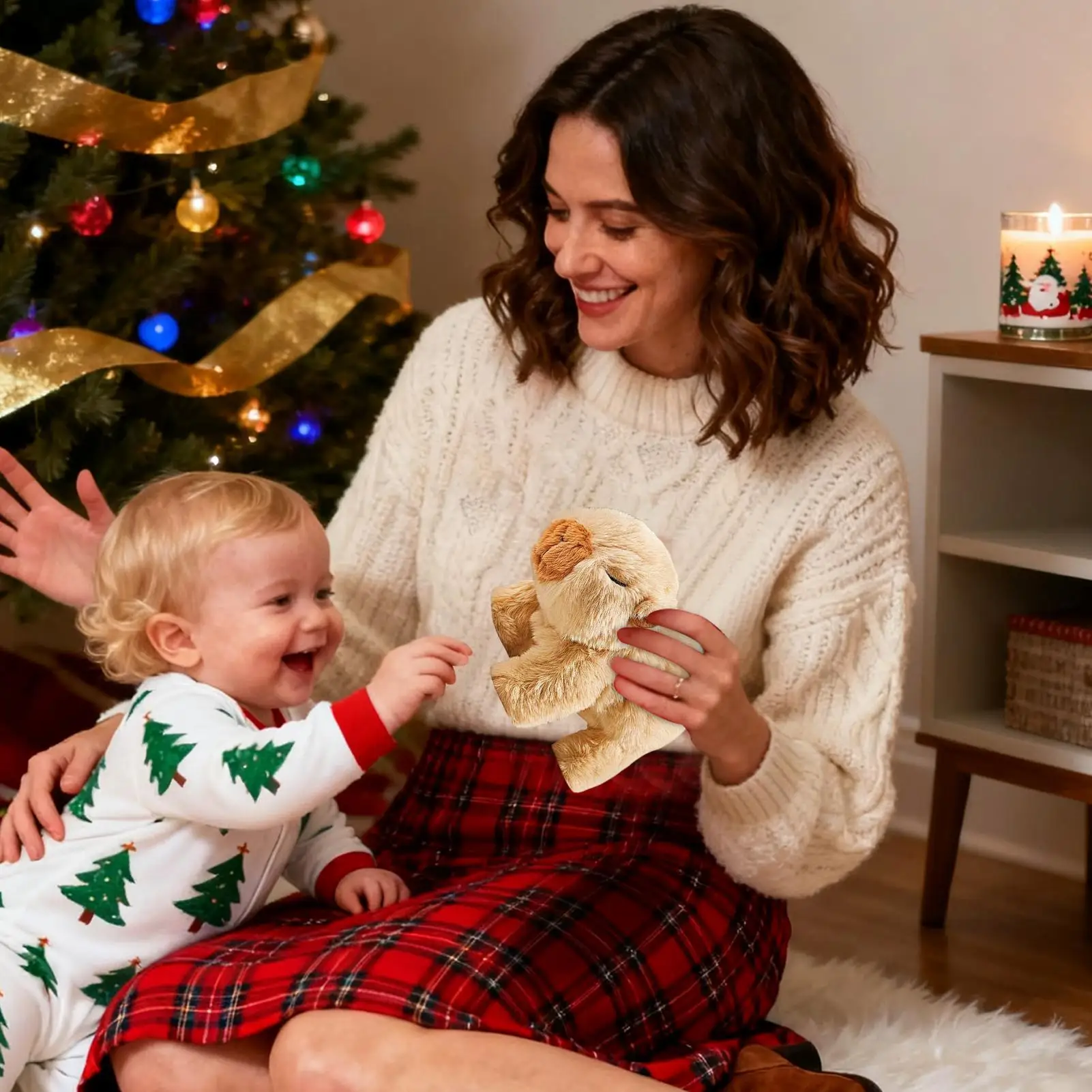 Elektronische knuffel huisdier realistische rustgevende wandelcapibara voor kinderen jongens meisjes kleuters kinderen slaapkamerdecoratie