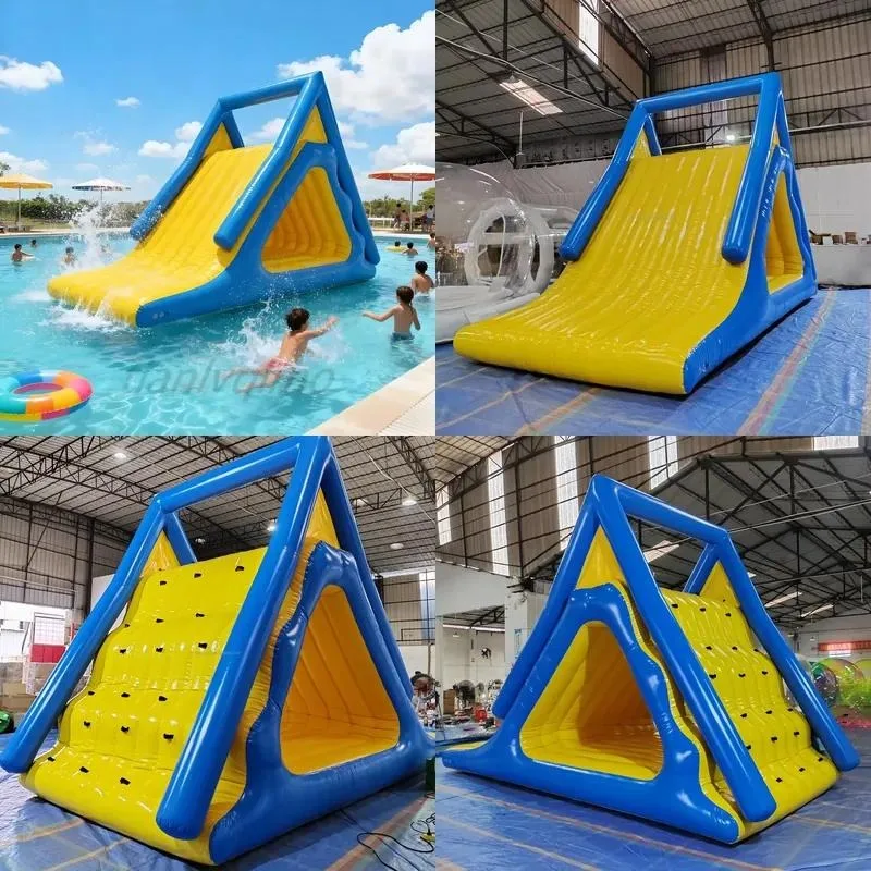Giant Inflatable PVC Water Slide for Adults and Kids Commercial Outdoor Water Park Amusement Facility Factory Direct Sales