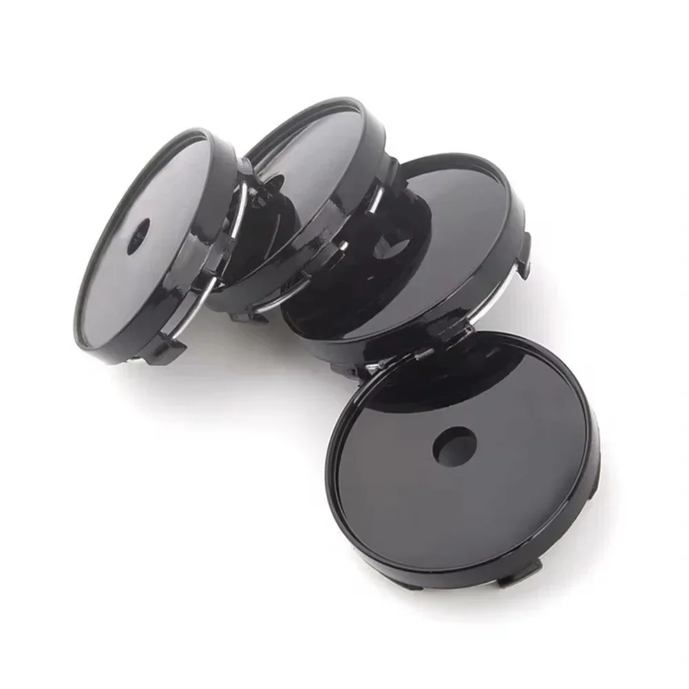 

60MM Black/Silver Universal Car Wheel Center Hub Caps Rim Cover Auto Decoration Accessories 20pcs