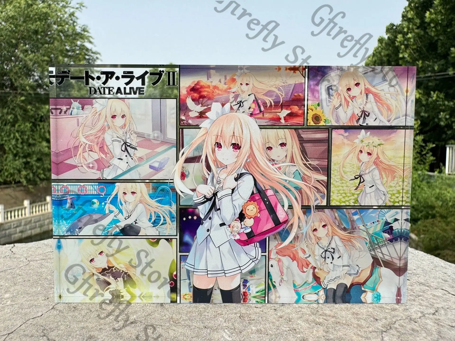 لوحة أنيمي الدائمة من الطوب الأكريليكي لوحة مؤشرة للزملاء تاريخ الطول المباشر ديكور عالي الجودة هدية Mayuri Ambitus #1