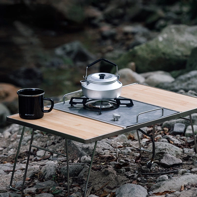 Cassette StoveOutdoor Multifunctional Dual-use IGT Camping TablePortable Folding Cassette Stove Household Fierce Gas Stove