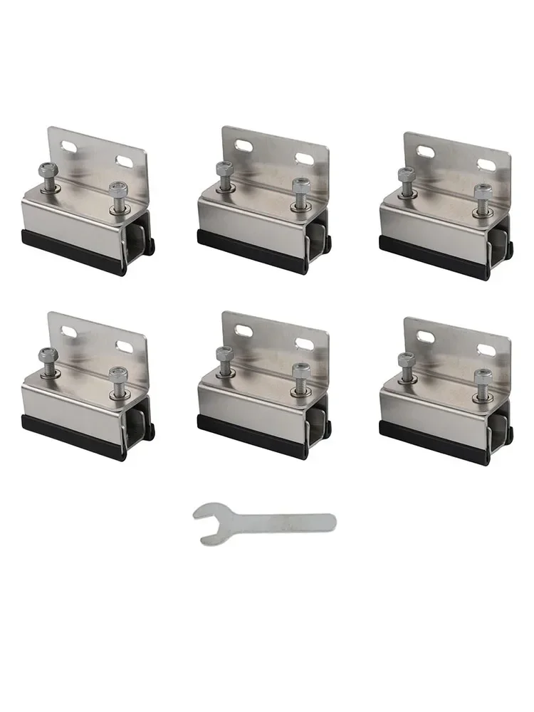 For Road Trips For Outdoor Activities 2.56*1.12*2.75in Roof Rack Brackets Photovoltaic Photovoltaic Brackets DIY Installation