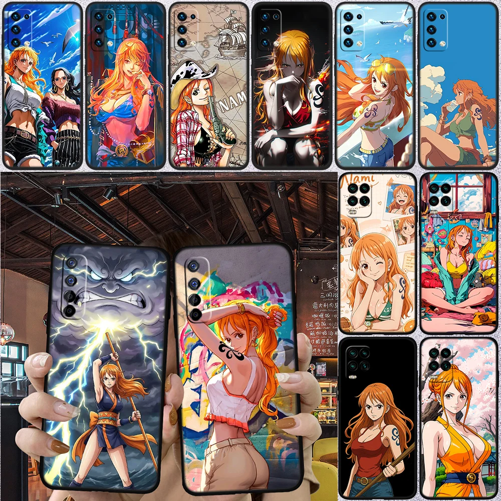 One Piece Nami Phone Case for Samsung Galaxy M06 M15 M16 M35 M55 M56 A36 A42 A50 A50S A51 A52 A32 A33