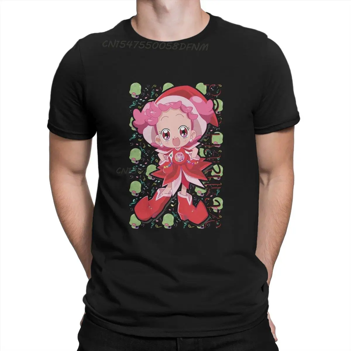 Pop Harukaze Unique Male T Shirt Ojamajo Doremi Harukaze Anime Leisure T-shirts Newest Stuff For Men Women