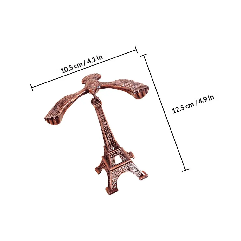 Balancing Eagle Eiffel Tower Alloy Desktop Decoration Office Home Decor Metal Balance Bird Ornament Gravity Balance