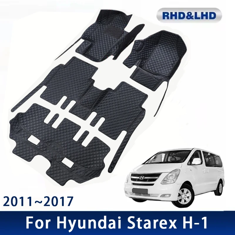 

Car Floor Mats For Hyundai Starex H-1 2011~2017 Custom Auto Foot Pads Luxury Carpet Interior Accessories 2013 2014 2015 2016