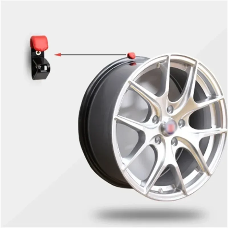 New 10Pcs Car Wheel Fixed Plastic Wall Display Tire Reinforcement Tool Metal Frame Hook Decorative