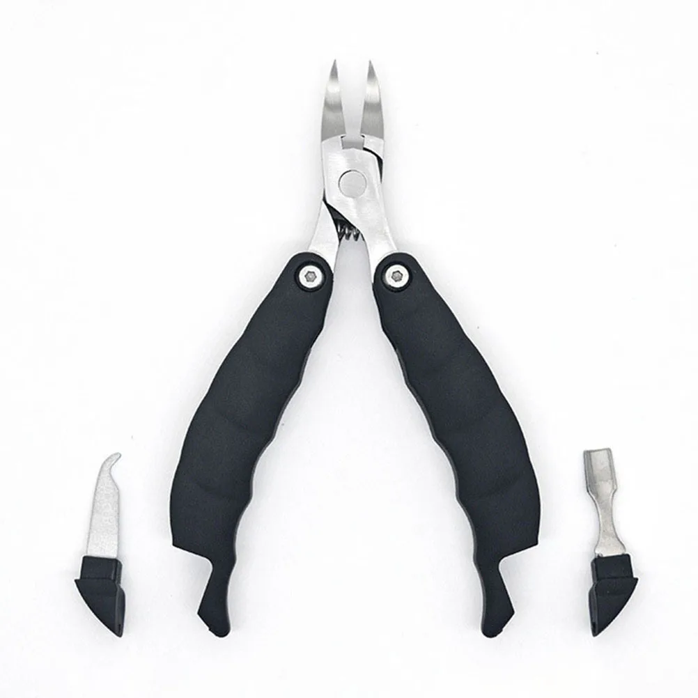 1 قطعة النسر منقار مسمار ذو طيات لأظافر القدم سميكة نام طوي الفولاذ المقاوم للصدأ باديكير أداة المحمولة مانيكير المقص المتقلب