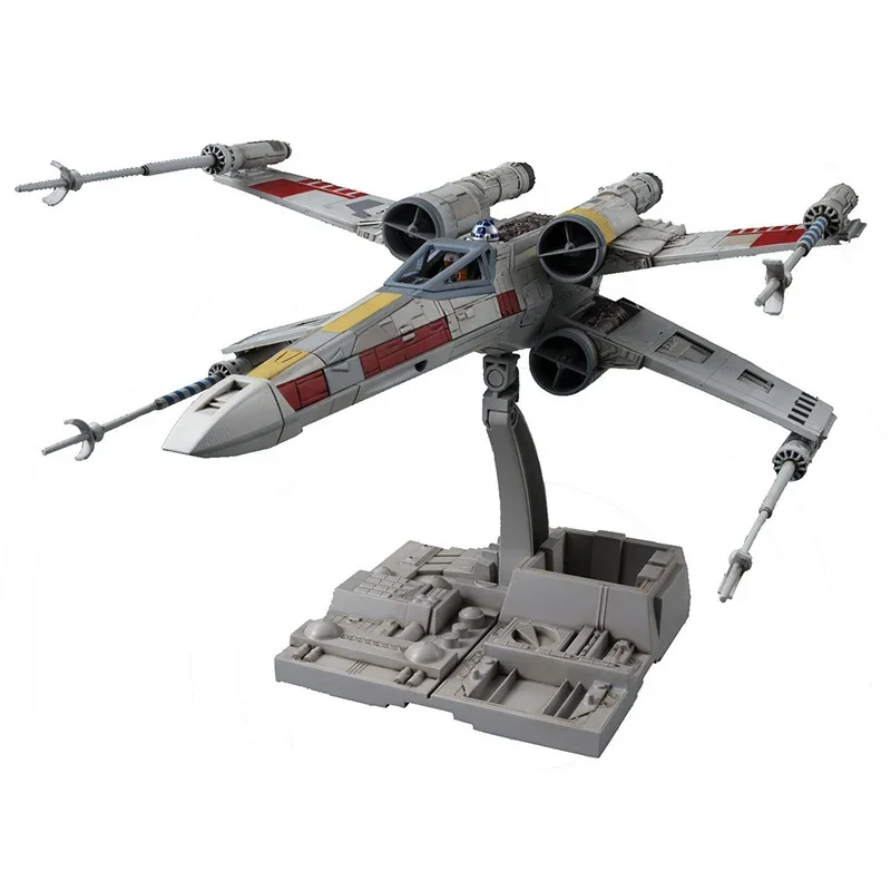 Oryginalne figurki figurka z Anime Bandai Star Wars X-wing 1/72 ozdoby na biurko kolekcjonerskich zabawki modele kolekcjonerskich