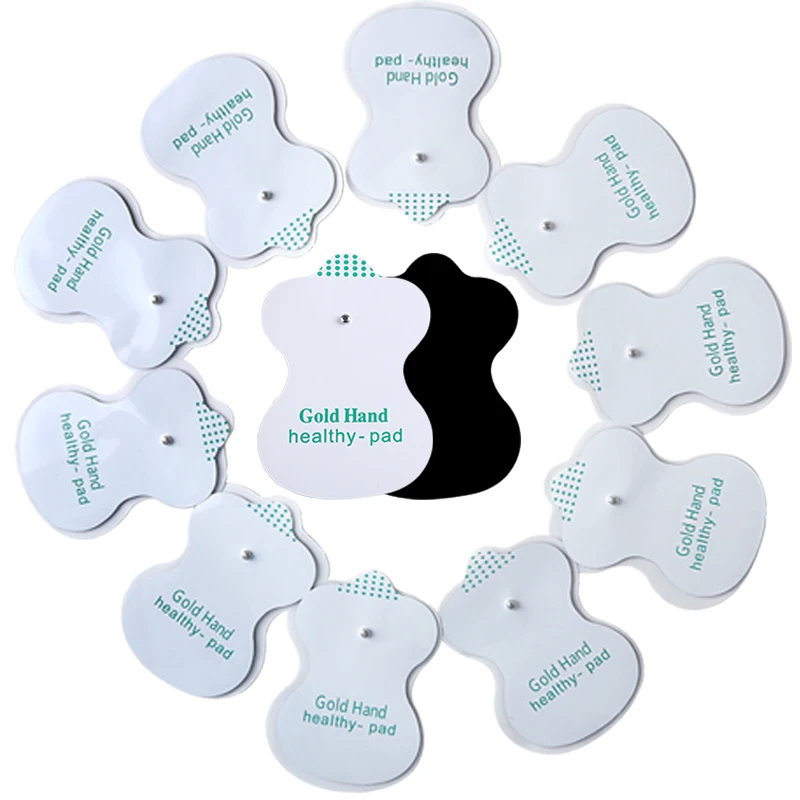 

50/100pcs Electrode Pads Reusable Massage Patch Electrodes Digital Therapy Massage 3.5mm for Tens Digital Therapy Machine