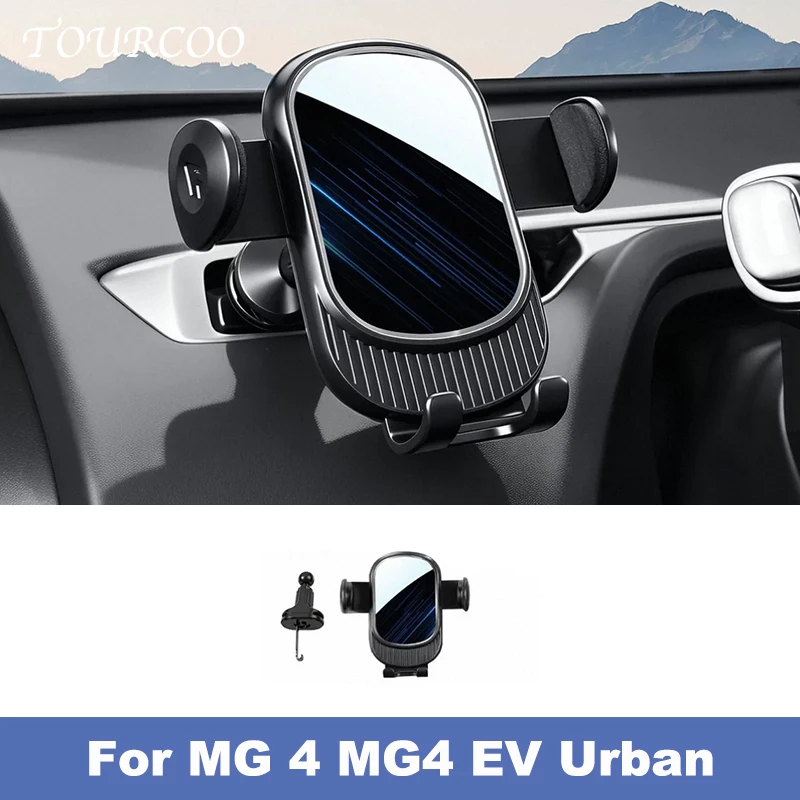 Für MG 4 MG4 EV Urban 2026 Auto Handyhalterung Armaturenbrett Linke Lochposition Auto-Navigationszubehör