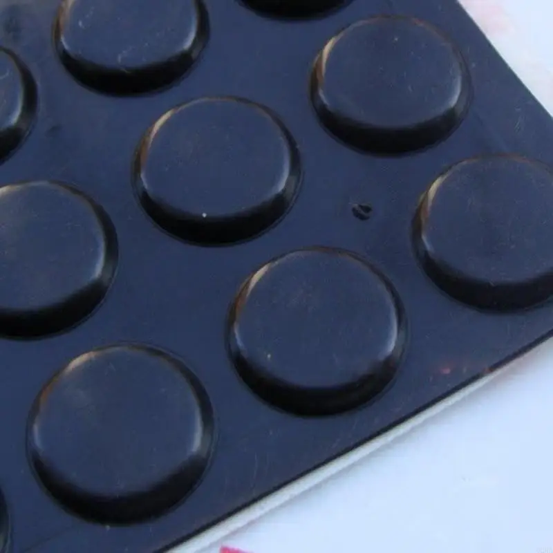 62KA Supporti universali per tastiera per laptop/computer, confezione da 4 piedini ventilati compatti con cavalletto stabile in silicone antiscivolo